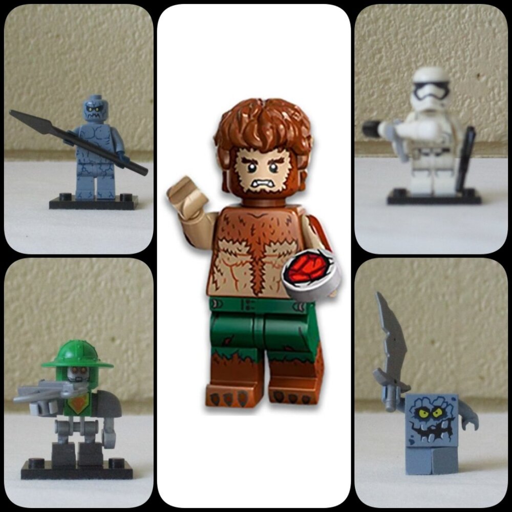 5pcs LEGO Minifigure 1st Order Trooper Werewolf Aron Bot Stone Monster Brickster